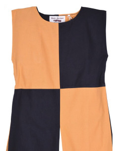 Sobretudo medieval esquartejado amarelo-preto 2