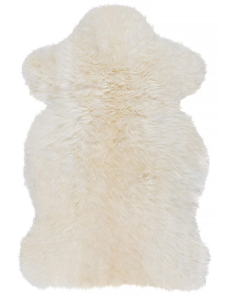 pele de cordeiro branca