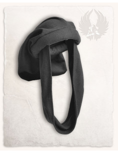 Chapéu medieval Rafael em preto, unissex