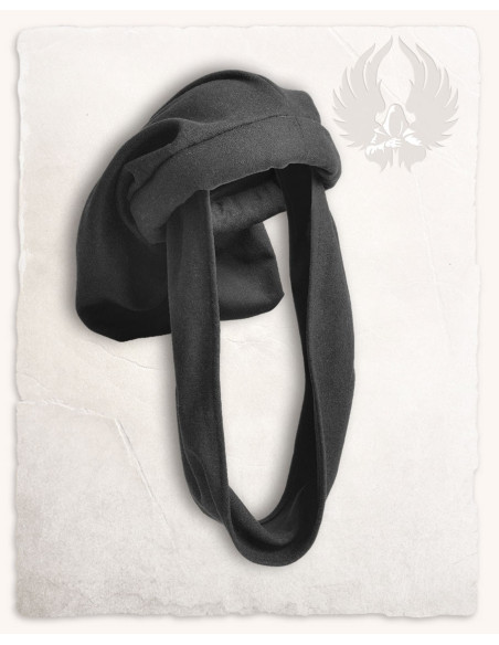 Boné Raphael medieval em preto, unissex