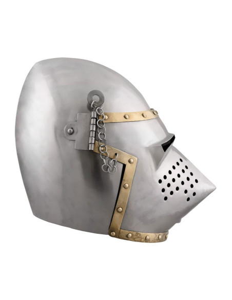 Picudo bacinete com visor, ano 1390