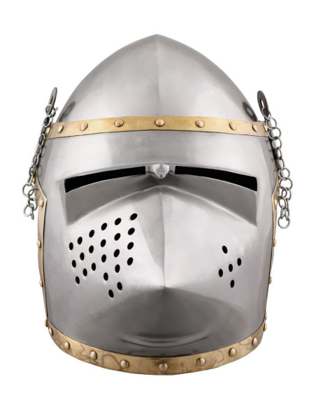 Picudo bacinete com visor, ano 1390