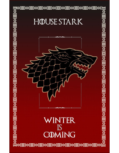 Banner Game of Thrones House Stark (75x115 cms.)