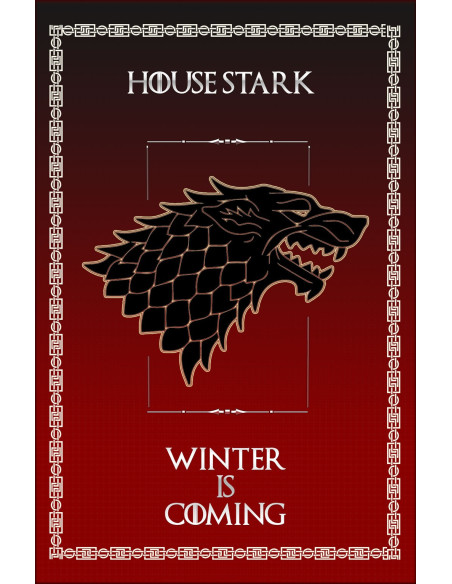 Banner Game of Thrones House Stark (75x115 cms.)
