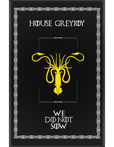 Banner Game of Thrones House GreyJoy (75x115 cms.)