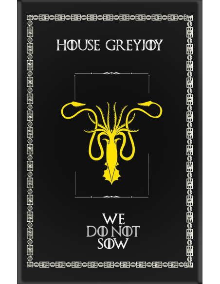 Banner Game of Thrones House GreyJoy (75x115 cms.)