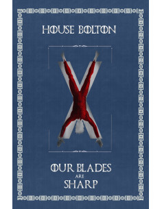 Banner Game of Thrones House Bolton (75x115 cms.)