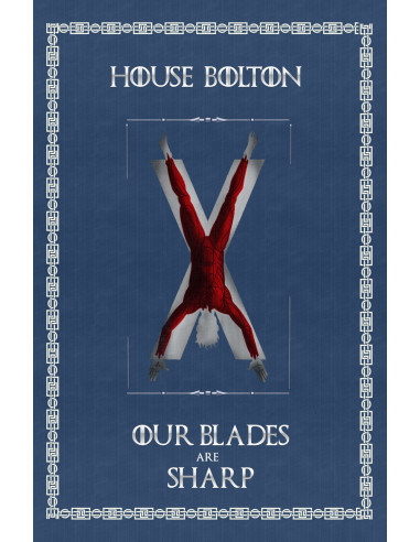 Banner Game of Thrones House Bolton (75x115 cms.)