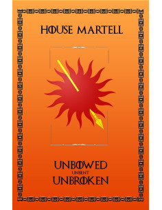 Banner Game of Thrones House Martell (75 x 115 cms.)