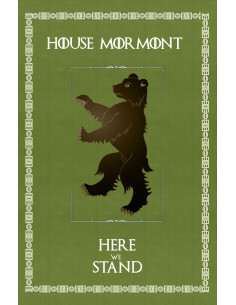 Banner Game of Thrones House Mormont (75x115 cms.)