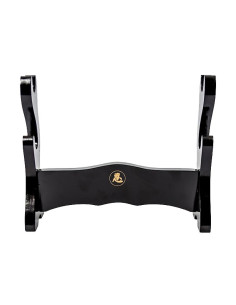 Expositor de madeira para 2 katanas