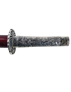 Wakizashi Masamune, punho de prata 2