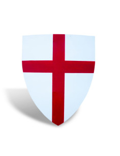 Escudo Templário Funcional em Cruz Reta