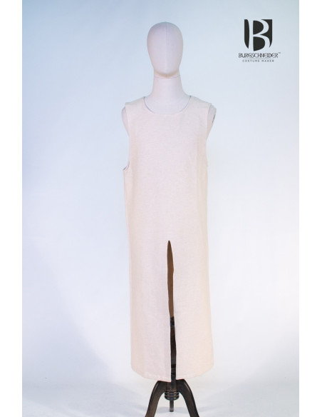 Tabardo medieval Thibaud, branco cru