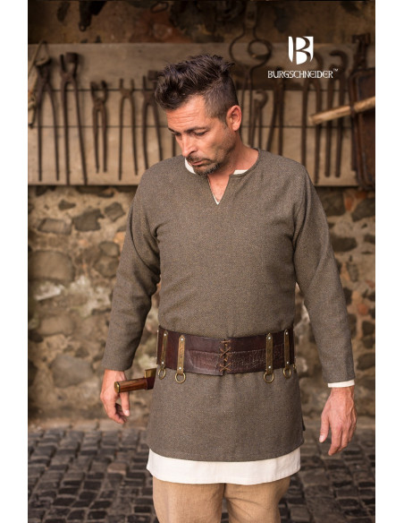 Túnica Curta Tyr, Cinza Oliva