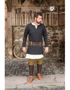 Tyr túnica curta, preto-cinza