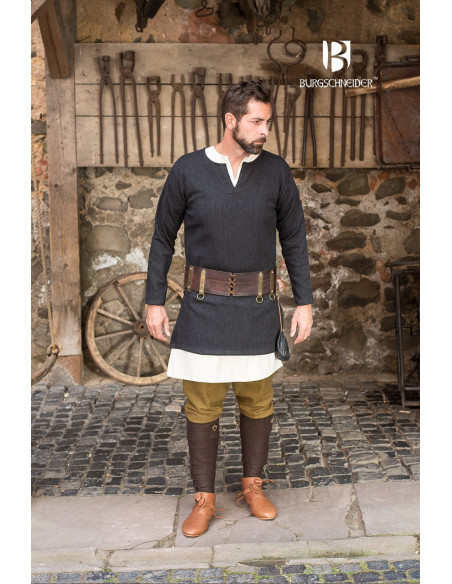 Tyr túnica curta, preto-cinza