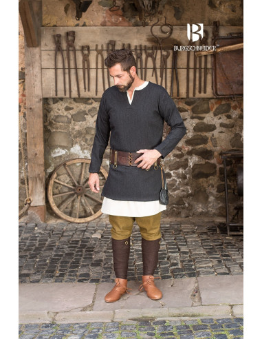 Tyr túnica curta, preto-cinza