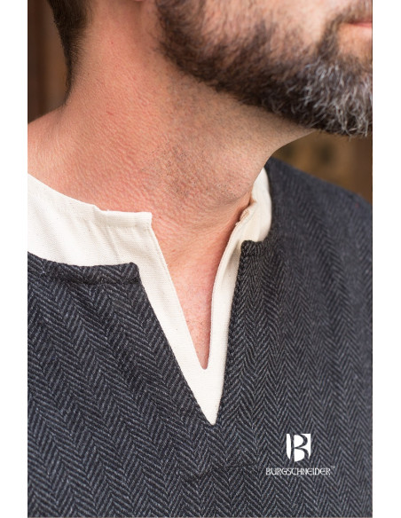 Tyr túnica curta, preto-cinza