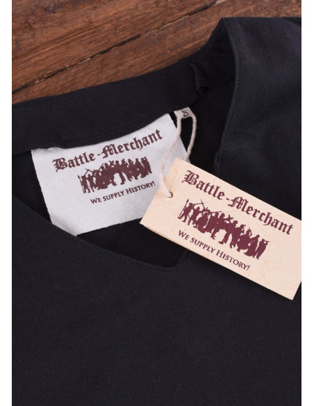 Blusa medieval Aila, preta