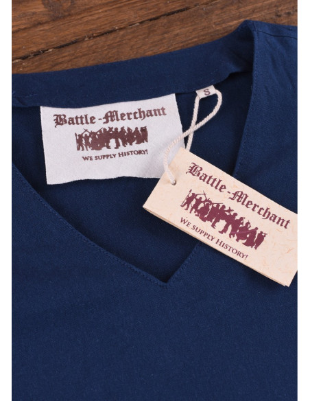 Blusa medieval Aila, azul