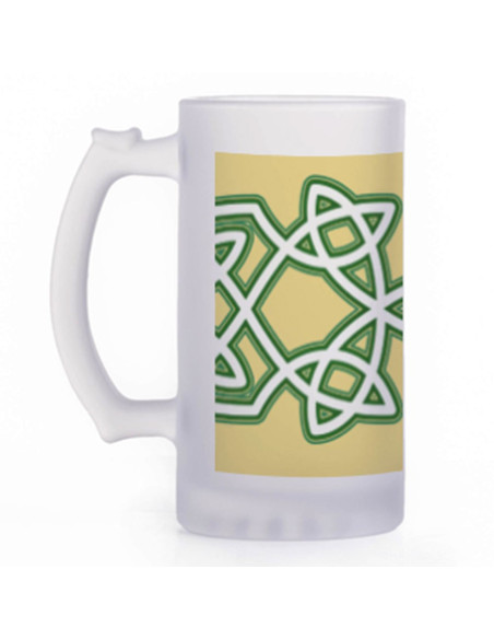 Caneca de Cerveja Celtic Knots, vidro...