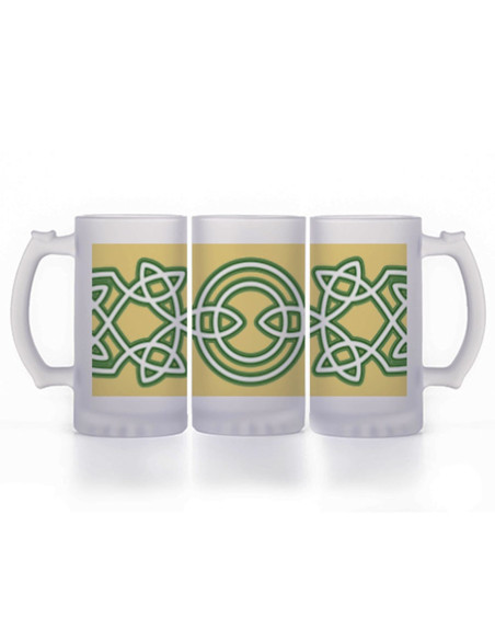 Caneca de Cerveja Celtic Knots, vidro...