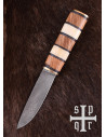 Faca Viking Seax, Aço Damasco