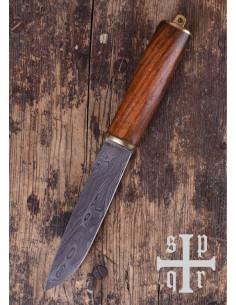 Faca Viking Seax Damasceno 2