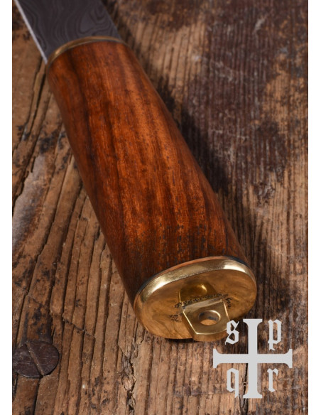 Faca Viking Seax Damasceno