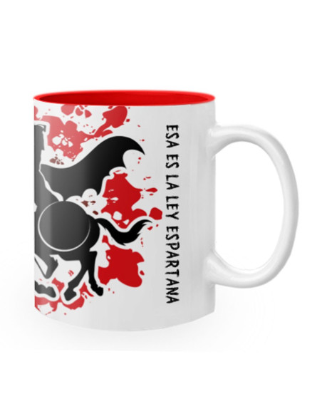 Caneca Cerâmica Luta Espartana