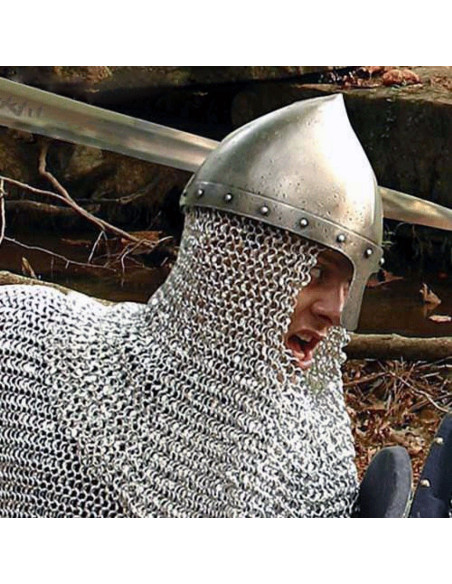 capacete normando cônico com nasal