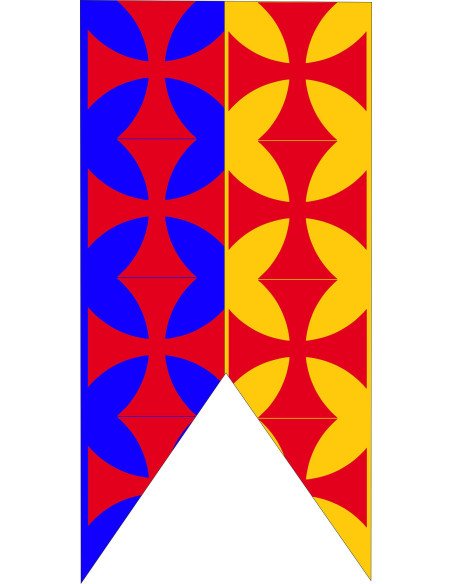 Cruzes bicolores da bandeira medieval