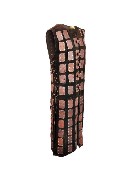 Brigantina Osric em couro marrom