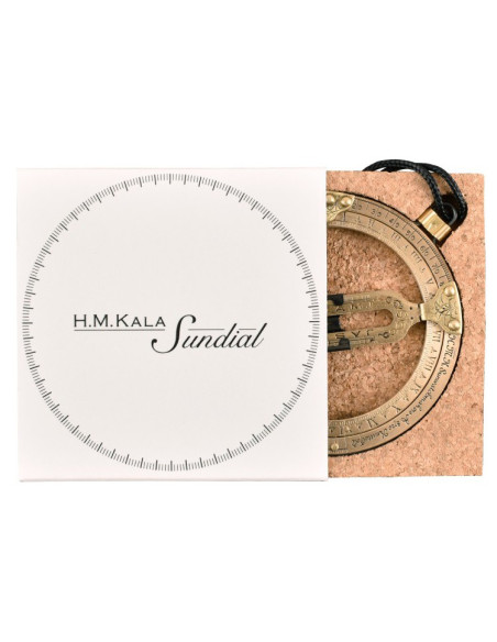 relógio de sol renascentista, latão