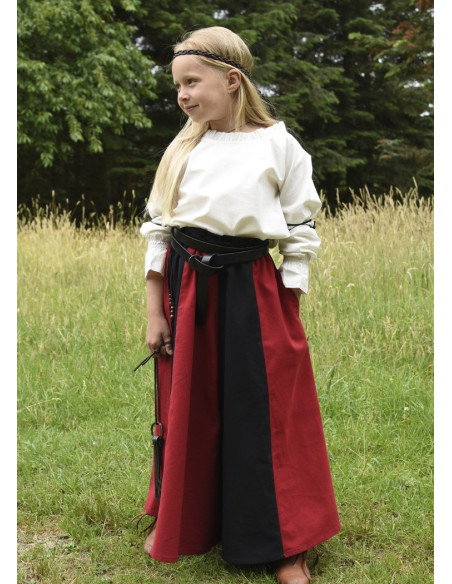 Blusa medieval para menina, Helena