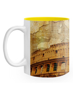 Caneca de Cerâmica Coliseu Romano