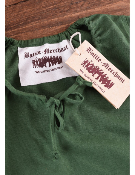 Vestido viking verde Ana, menina