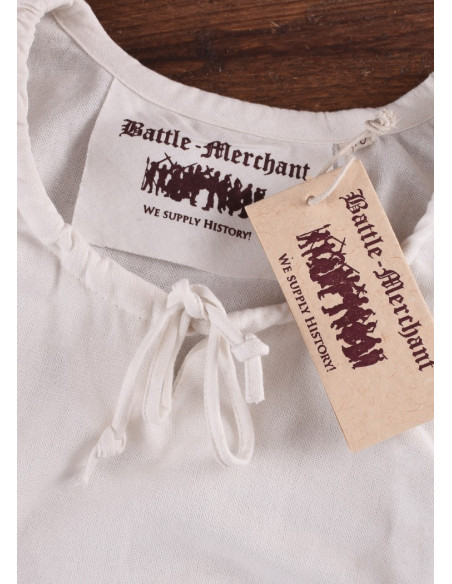 Vestido viking branco Ana, menina