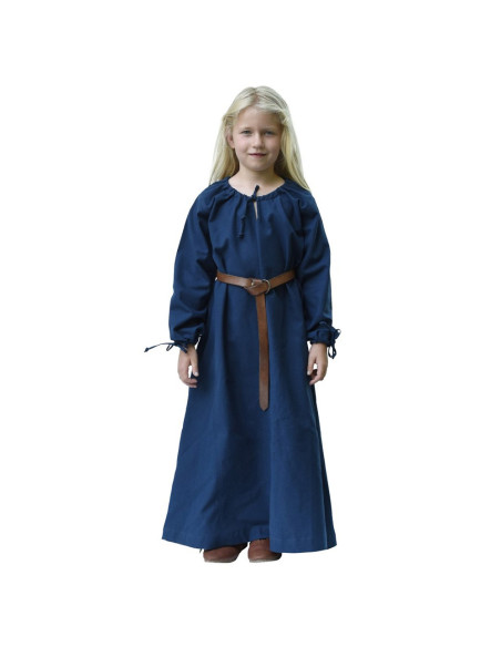 Vestido Viking Ana azul, menina