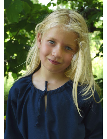 Vestido Viking Ana azul, menina