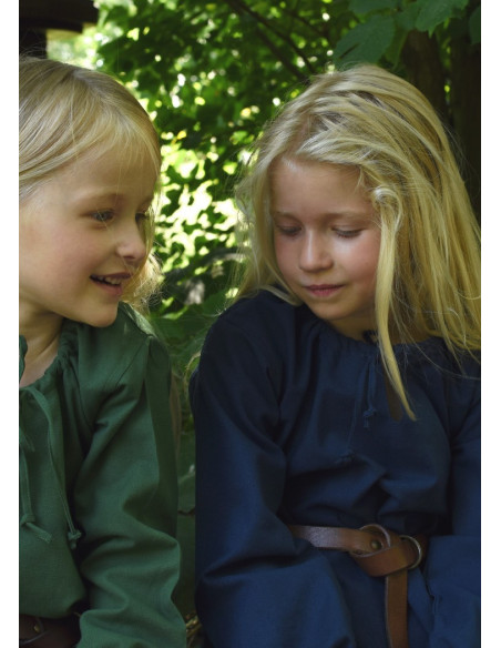 Vestido Viking Ana azul, menina