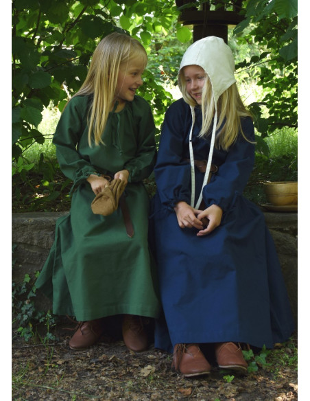 Vestido Viking Ana azul, menina