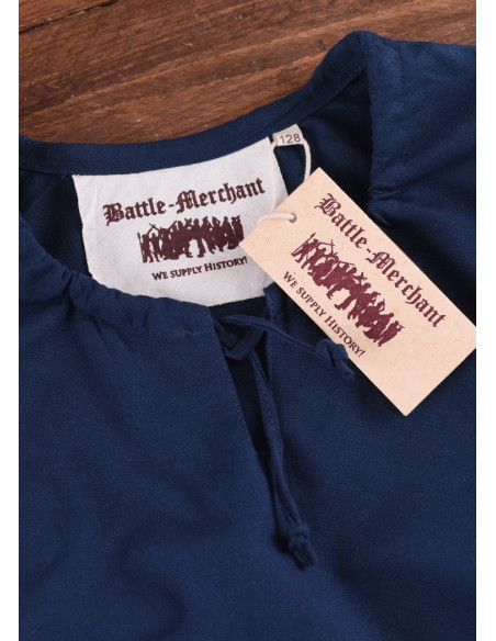 Vestido Viking Ana azul, menina