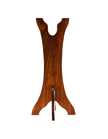 Suporte de mesa de madeira para rifles