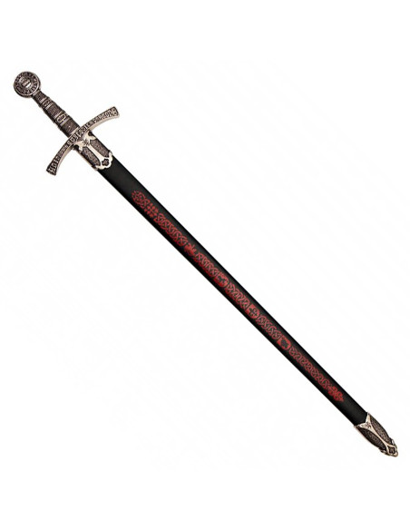 Espada medieval Rampant Lion, França...