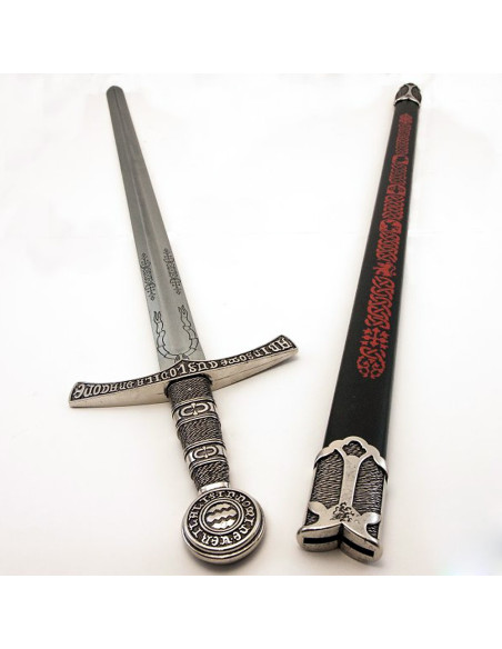 Espada medieval Rampant Lion, França...