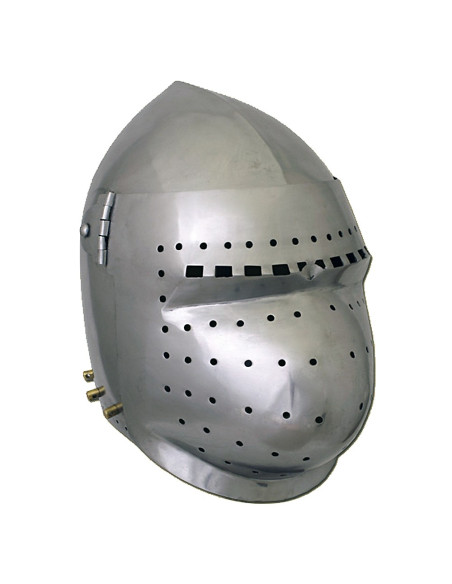 Bacia Battle-Ready com viseira, aço...