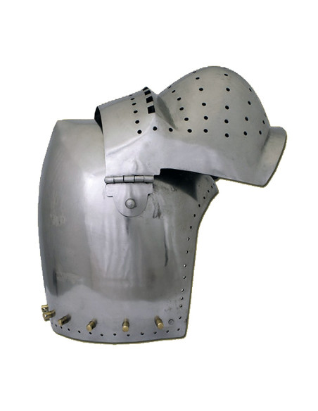 Bacia Battle-Ready com viseira, aço...