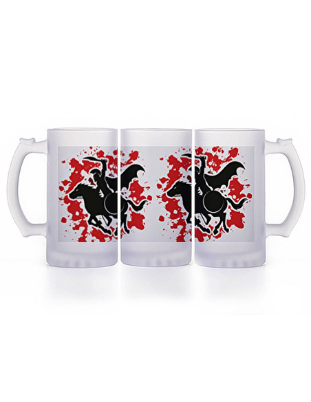 Caneca de cerveja guerreiros gregos,...